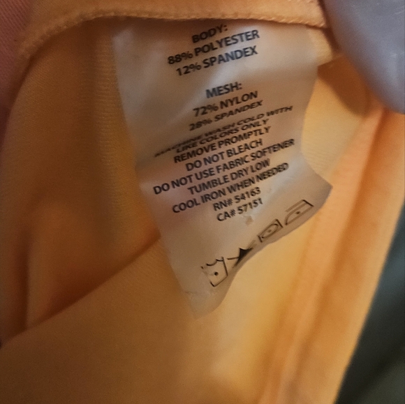 CALVIN KLEIN Performance Neon orange athletic full zip jacket. Size Small - Picture 9 of 9